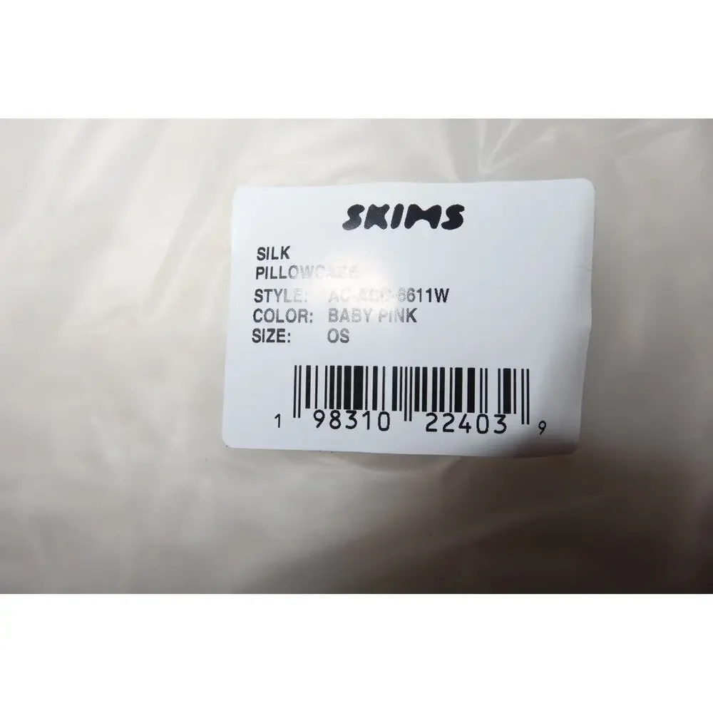 NWT Skims Silk Pillowcase Baby Pink Size OS